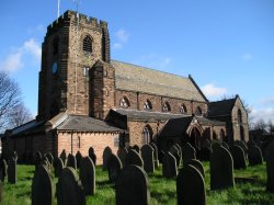 The Church of St. Nicholas, Sutton, St.Helens. Wallpaper