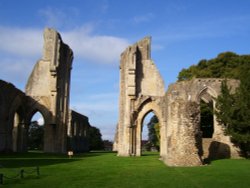 Glastonbury Abbey, Somerset Wallpaper