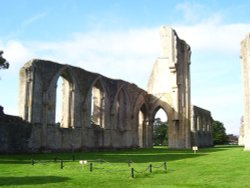 Glastonbury Abbey, Somerset Wallpaper