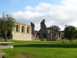 Glastonbury Abbey, Somerset Wallpaper