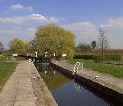 Chesterfield Canal in Nottinghamshire runs past the Babworth Woods, these are views as we walked.