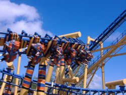 Flamingo Land Theme Park & Zoo, Kirby Misperton, North Yorkshire. Wallpaper