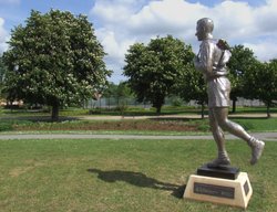 Brian Clough Statue, Albert Park Middlesbrough. Wallpaper