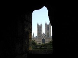 Cathedral from Castle Wallpaper