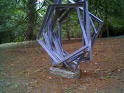 sculpture at Dillington House, Ilminster, Somerset