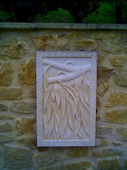 Garden sculpture at Dillington House, Ilminster, Somerset