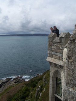 View from the castle at the summit of St. Michael's Mount