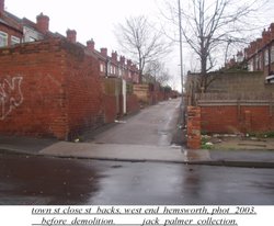 rear of town st/close st.