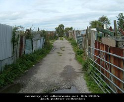 cemertry road  allottments, Hemsworth