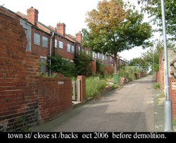 close st rear west side.  Hemsworth