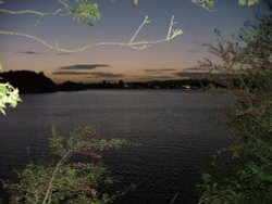 Hollingworth Lake at night