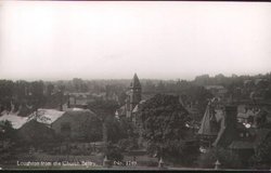 Loughton from The Church Belfry of St Mary's Church Wallpaper