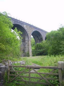 A view of Monsal Head Viaduct - Peak District