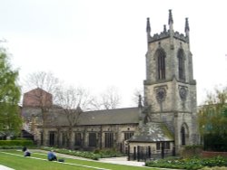 St John the Evangelist. New Briggate, Leeds Wallpaper