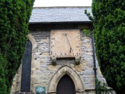 Sun Dial at Eyam Church