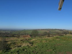 Countryside from Brill Windmill, Buckinghamshire Wallpaper