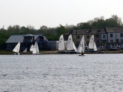 Boat Clubhouse, Pennington Flash Wallpaper