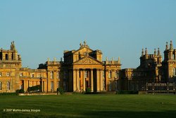 Blenheim Palace North Facade at evening Wallpaper