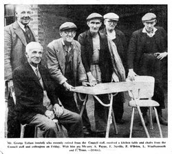 George Tattam's last day at work 1962 Wallpaper