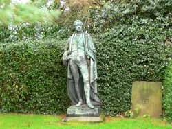 Statue of Robert Peel at Gawsworth