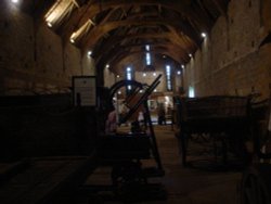 Carts in Swalcliffe Barn, Swalcliffe, Oxfordshire