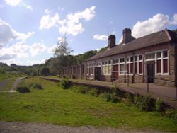 Millers Dale Former Train Station Wallpaper