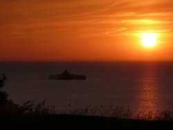 Sunset over Herne Bay Wallpaper
