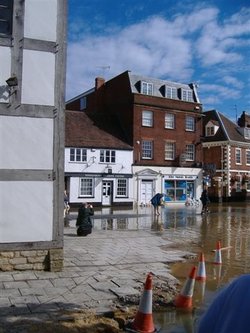 Tewkesbury floods July 2007