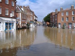 Tewkesbury floods July 2007 Wallpaper