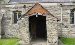 All Saints Church Church Doorway, North Scarle, Lincolnshire Wallpaper