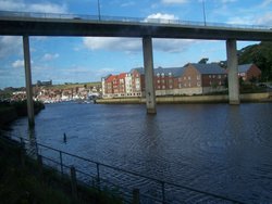 Coming into Whitby, North Yorkshire Wallpaper