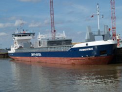 Crownbreeze Timber Vessel, New Holland Dock, Lincolnshire Wallpaper