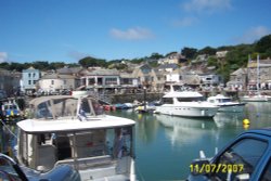 Padstow harbour in Cornwall Wallpaper
