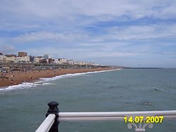 Brighton sea front, East Sussex Wallpaper