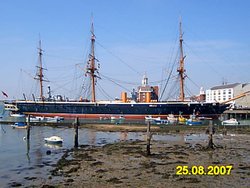 HMS Warrior, Portsmouth Dockyard, Hampshire Wallpaper