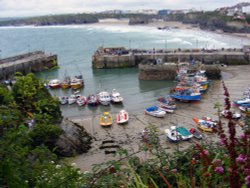 Newquay Harbour, Cornwall Wallpaper
