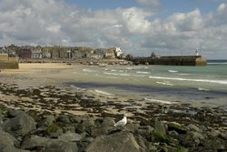 St Ives harbour, Cornwall Wallpaper