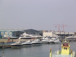 The Sunseeker Boat Yard, Poole, Dorset Wallpaper