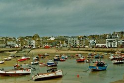 St Ives Harbour [1990], Cornwall Wallpaper