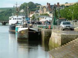 The Quay Front, Bideford Wallpaper