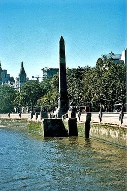 Cleopatra's Needle on The Embankment  1990