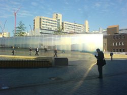 Train Sculpture Wallpaper