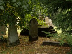 Gravestones, Aynho churchyard, Northants