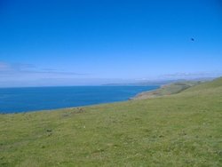 Looking out to sea from Aberystwyth