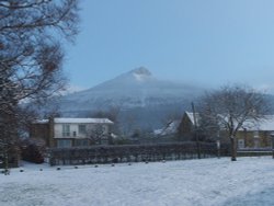 Roseberry Topping in Winter Wallpaper