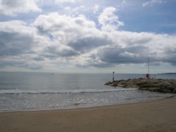 The Beach at Sandbanks, Dorset Wallpaper