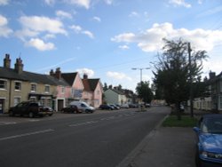 Long Melford High Street Wallpaper