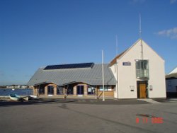 The new lifeboat station at Mudeford, Dorset Wallpaper