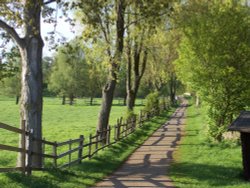 Country lane outside Melton Mowbray, Leicestershire