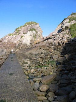 Walking at Combe Martin, Devon